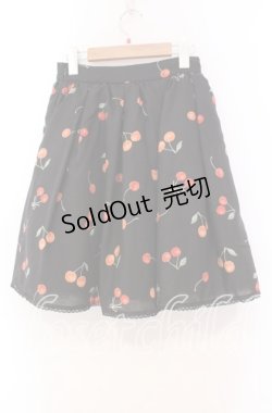 画像3: mille fille closet by LODISPOTTO / サクランボスカート S クロ O-25-11-03-075-LO-SK-OW-OS