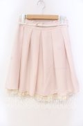 LODISPOTTO / ベルト付きフレアスカート S ピンク O-25-11-03-079-LO-SK-OW-OS