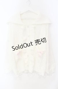 DearMyLove / セーラ襟フリルカーディガン M〜L シロ O-25-11-03-085-EL-TO-OW-OS