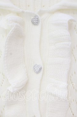 画像2: DearMyLove / セーラ襟フリルカーディガン M〜L シロ O-25-11-03-085-EL-TO-OW-OS