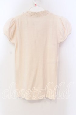 画像3: LODISPOTTO / パール配色ボウタイニット M ピンク O-25-11-03-086-LO-TO-OW-OS