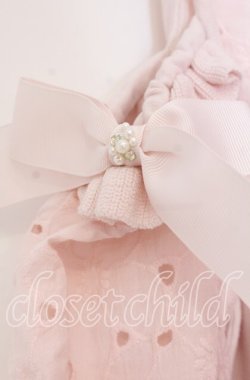 画像2: LODISPOTTO / レース切り替えオフショルニット M ピンク O-25-11-03-087-LO-TO-OW-OS