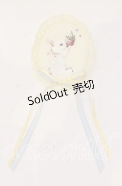 画像1: 【SALE】PINK HOUSE / スイーツスプリングバニーワッペンブローチ  イエロー O-25-11-03-002-LO-ZA-IG-ZT434-F004