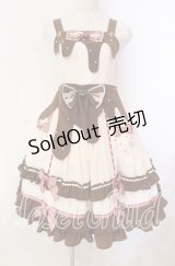 BABY,THE STARS SHINE BRIGHT / La Patisserie Chocolatジャンパースカート  薄ピンク O-25-11-03-010-BA-OP-IG-OS