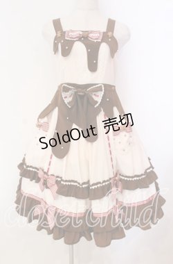 画像1: BABY,THE STARS SHINE BRIGHT / La Patisserie Chocolatジャンパースカート  薄ピンク O-25-11-03-010-BA-OP-IG-OS