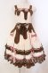 画像1: BABY,THE STARS SHINE BRIGHT / La Patisserie Chocolatジャンパースカート  薄ピンク O-25-11-03-010-BA-OP-IG-OS (1)