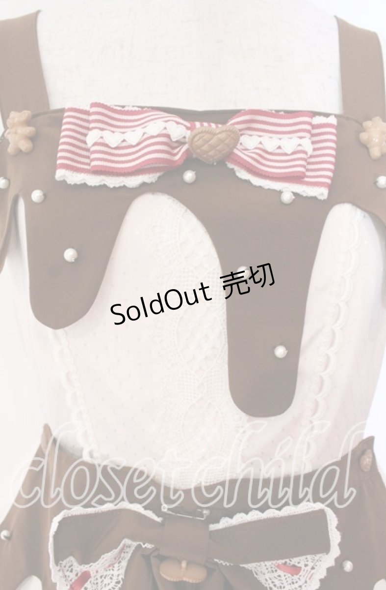 画像2: BABY,THE STARS SHINE BRIGHT / La Patisserie Chocolatジャンパースカート  薄ピンク O-25-11-03-010-BA-OP-IG-OS (2)