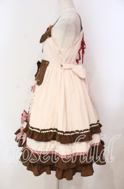 画像6: BABY,THE STARS SHINE BRIGHT / La Patisserie Chocolatジャンパースカート  薄ピンク O-25-11-03-010-BA-OP-IG-OS