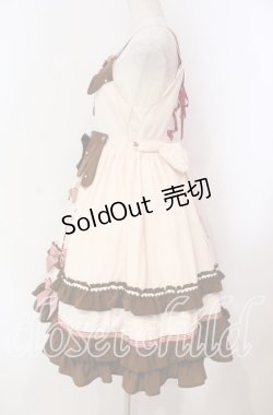 画像6: BABY,THE STARS SHINE BRIGHT / La Patisserie Chocolatジャンパースカート  薄ピンク O-25-11-03-010-BA-OP-IG-OS