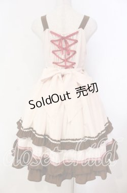 画像7: BABY,THE STARS SHINE BRIGHT / La Patisserie Chocolatジャンパースカート  薄ピンク O-25-11-03-010-BA-OP-IG-OS