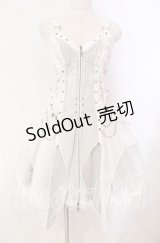 Ozz Croce / Garden of Fallen Angel ビスチェワンピース  ホワイト O-25-11-03-012-OO-OP-OW-OS