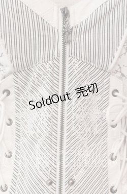 画像2: Ozz Croce / Garden of Fallen Angel ビスチェワンピース  ホワイト O-25-11-03-012-OO-OP-OW-OS