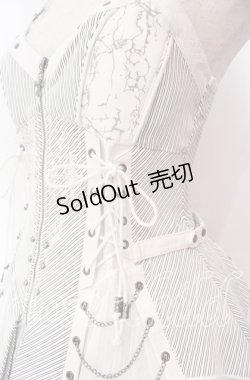 画像3: Ozz Croce / Garden of Fallen Angel ビスチェワンピース  ホワイト O-25-11-03-012-OO-OP-OW-OS