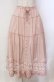 画像1: PINK HOUSE / ティアードスカート  ピンク+ O-25-11-03-013-LO-SK-IG-OS (1)
