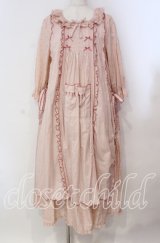 PINK HOUSE / ローンタブリエ付き水玉プリントワンピース  ピンク O-25-11-03-014-LO-OP-IG-OS