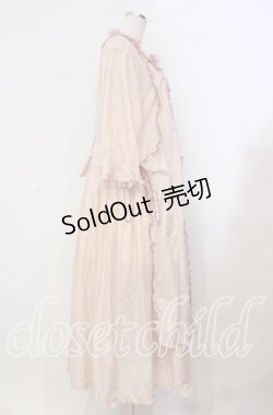 画像4: PINK HOUSE / ローンタブリエ付き水玉プリントワンピース  ピンク O-25-11-03-014-LO-OP-IG-OS