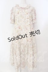 PINK HOUSE / パフュームプリントワンピース  ピンク O-25-11-03-015-LO-OP-IG-OS