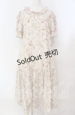 画像1: PINK HOUSE / パフュームプリントワンピース  ピンク O-25-11-03-015-LO-OP-IG-OS