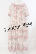 PINK HOUSE / ストロベリーローズプリントワンピース  ピンク オンラインストア限定 O-25-11-03-016-LO-OP-IG-OS