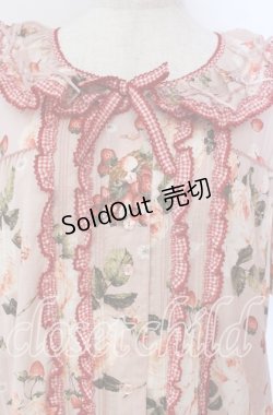 画像2: PINK HOUSE / ストロベリーローズプリントワンピース  ピンク オンラインストア限定 O-25-11-03-016-LO-OP-IG-OS