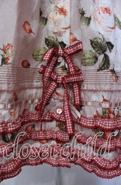 画像3: PINK HOUSE / ストロベリーローズプリントワンピース  ピンク オンラインストア限定 O-25-11-03-016-LO-OP-IG-OS