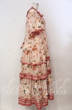 画像4: PINK HOUSE / ストロベリーローズプリントワンピース  ピンク オンラインストア限定 O-25-11-03-016-LO-OP-IG-OS