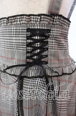 画像2: MA*RS / ダブルレースアップサススカート  クロ O-25-11-03-018-EL-SK-OW-OS