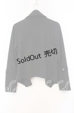 画像3: ALGONQUINS / ナポレオンカットジャケット 1 ブラック O-25-11-03-021-AL-JA-OW-OS