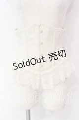 abilletage / レースプリントショートコルセット 3 アイボリー O-25-11-03-024-GO-TO-OW-OS