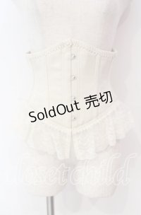 abilletage / レースプリントショートコルセット 3 アイボリー O-25-11-03-024-GO-TO-OW-OS