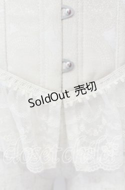 画像2: abilletage / レースプリントショートコルセット 3 アイボリー O-25-11-03-024-GO-TO-OW-OS