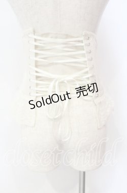 画像4: abilletage / レースプリントショートコルセット 3 アイボリー O-25-11-03-024-GO-TO-OW-OS