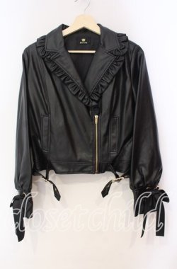 画像1: Rojita / サイドビジューバックルベルトライダース F クロ O-25-11-03-025-LO-JA-OW-OS