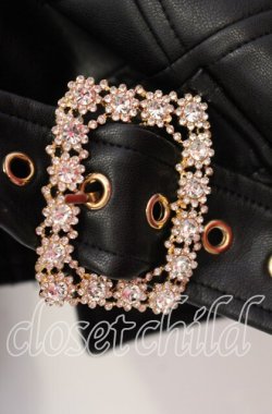 画像2: Rojita / サイドビジューバックルベルトライダース F クロ O-25-11-03-025-LO-JA-OW-OS