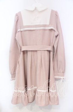 画像3: DearMyLove / 探偵ネクタイワンピース M ピンク O-25-11-04-032-EL-OP-OW-OS