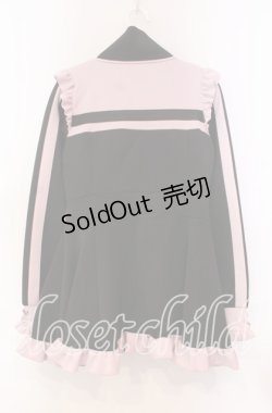 画像3: DearMyLove / フリルたっぷりメイドジャージワンピース M ピンク O-25-11-04-034-EL-OP-OW-OS