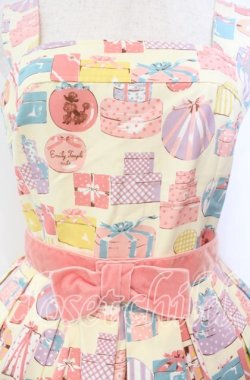 画像2: Emily Temple cute / プレゼントBOXノースリーブワンピース  ピンク O-25-11-04-036-ET-OP-IG-OS