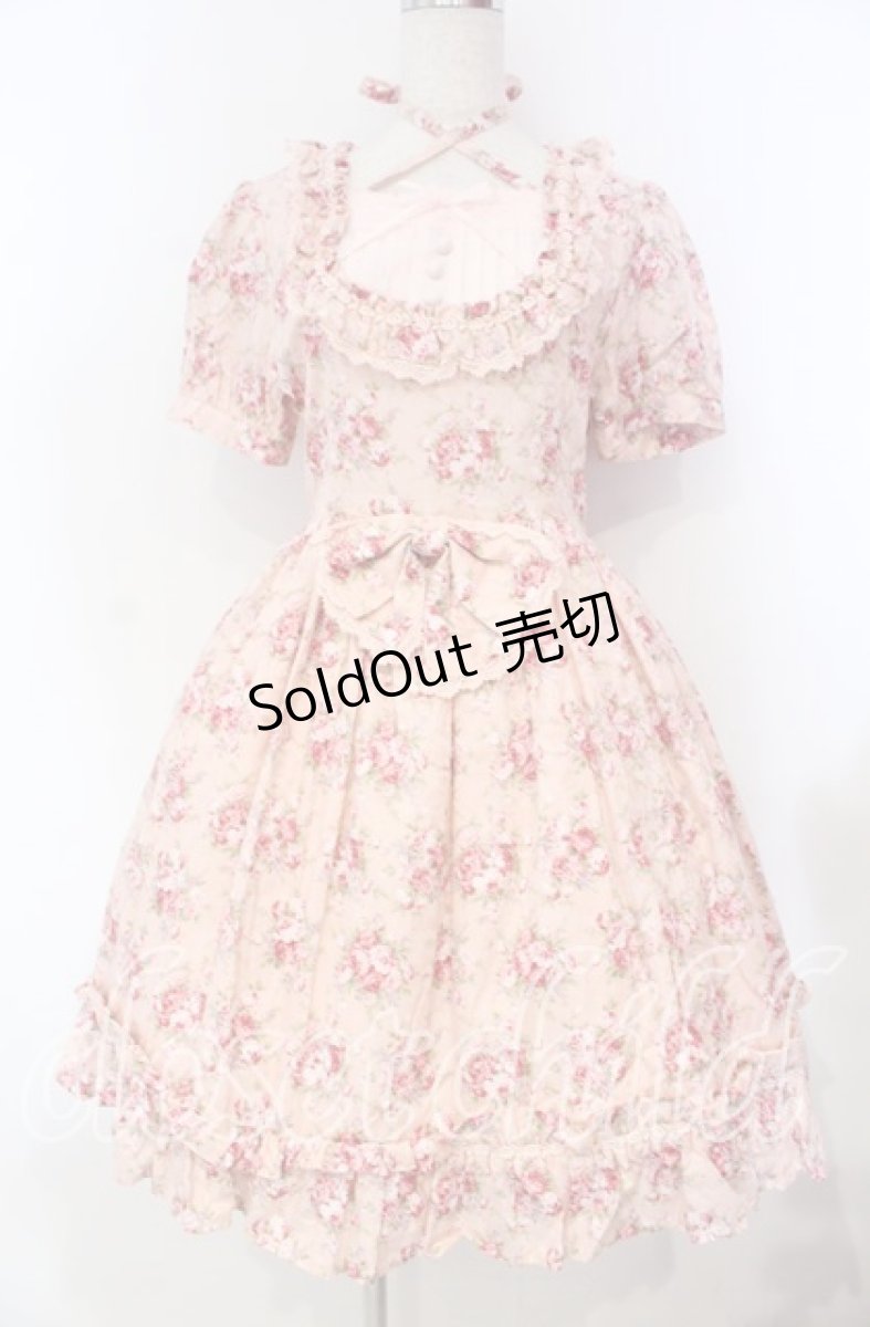 画像1: BABY,THE STARS SHINE BRIGHT / 夏の庭園ワンピース  ピンク O-25-11-04-037-BA-OP-IG-OS (1)