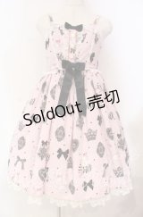 Angelic Pretty / Mademoiselle de Parisジャンパースカート  ピンク O-25-11-04-038-AP-OP-YM-OS