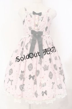 画像1: Angelic Pretty / Mademoiselle de Parisジャンパースカート  ピンク O-25-11-04-038-AP-OP-YM-OS