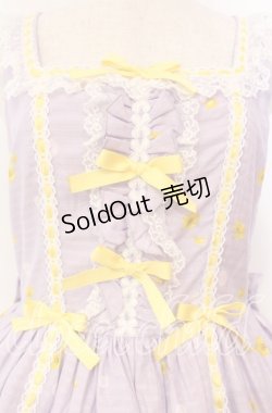 画像2: metamorphose / Dreamy Little Farm はしごレースフリルジャンパースカート 1 ラベンダー O-25-11-04-039-ME-OP-IG-OS