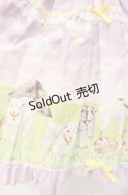 画像4: metamorphose / Dreamy Little Farm はしごレースフリルジャンパースカート 1 ラベンダー O-25-11-04-039-ME-OP-IG-OS