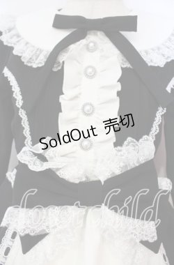 画像2: DearMyLoveEmily / プリンセスティアードはしごレースフリルワンピース M クロ×シロ O-25-11-04-041-LO-OP-IG-OS