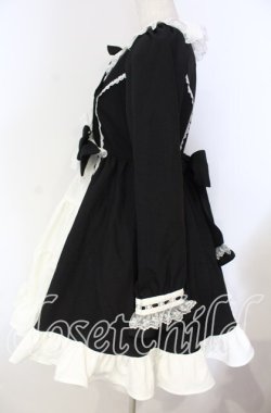 画像3: DearMyLoveEmily / プリンセスティアードはしごレースフリルワンピース M クロ×シロ O-25-11-04-041-LO-OP-IG-OS