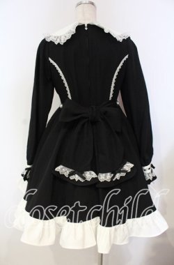 画像4: DearMyLoveEmily / プリンセスティアードはしごレースフリルワンピース M クロ×シロ O-25-11-04-041-LO-OP-IG-OS