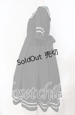 画像3: Physical Drop / 半袖スクエアタックセーラーワンピース  クロ O-25-11-04-043-LO-OP-IG-OS