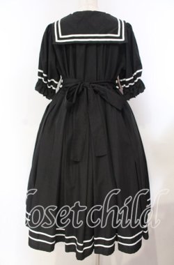 画像4: Physical Drop / 半袖スクエアタックセーラーワンピース  クロ O-25-11-04-043-LO-OP-IG-OS