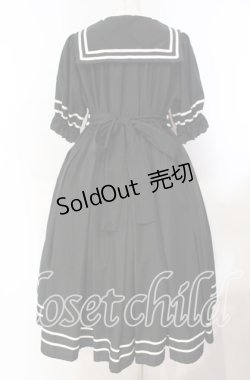画像4: Physical Drop / 半袖スクエアタックセーラーワンピース  クロ O-25-11-04-043-LO-OP-IG-OS
