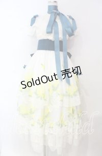 BAROQUE /  x Sakizoコラボ Mimosaドレス  シロ O-25-11-04-044-EL-OP-IG-OS