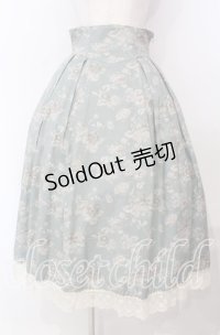 Victorian maiden / カントリーハイウエストスカート  ライトグリーン O-25-11-04-045-CL-SK-IG-OS